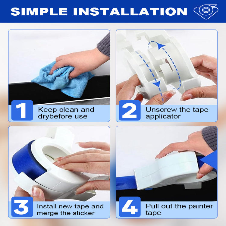 Easy Seam Tape Sticker Machine
