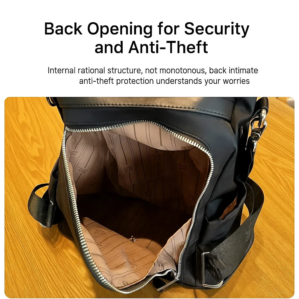 Elegant Anti-Theft Backpack – Smart, Secure & Stylish