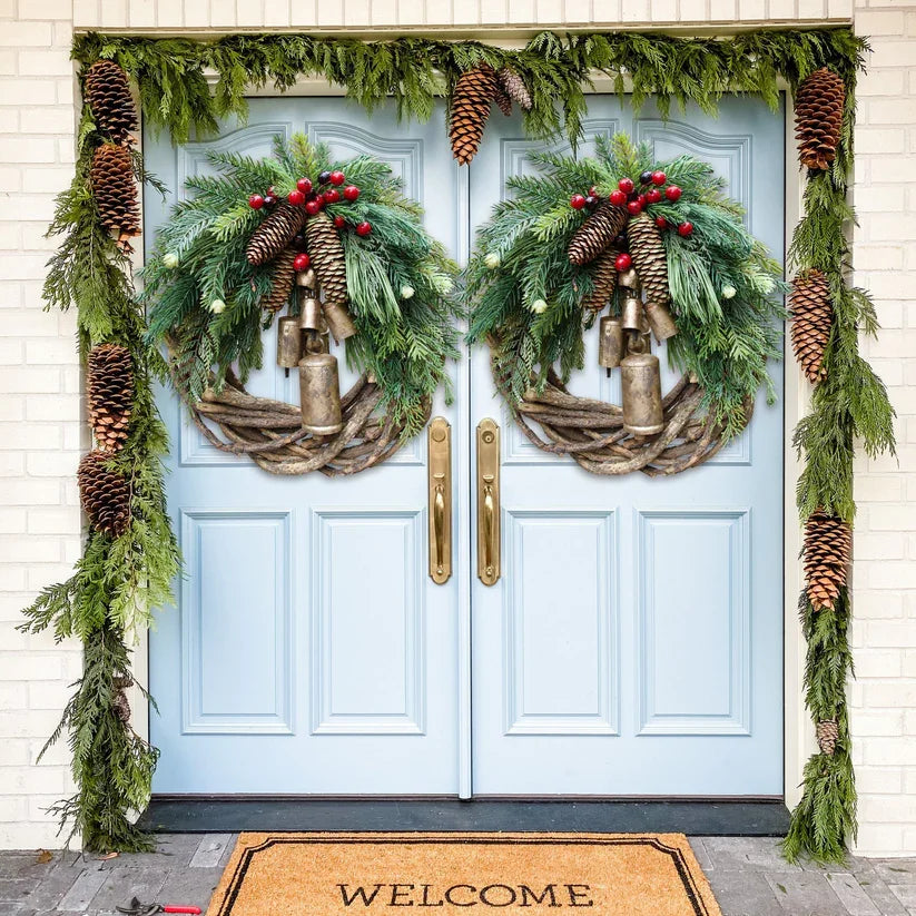 Boho Holiday Wreath