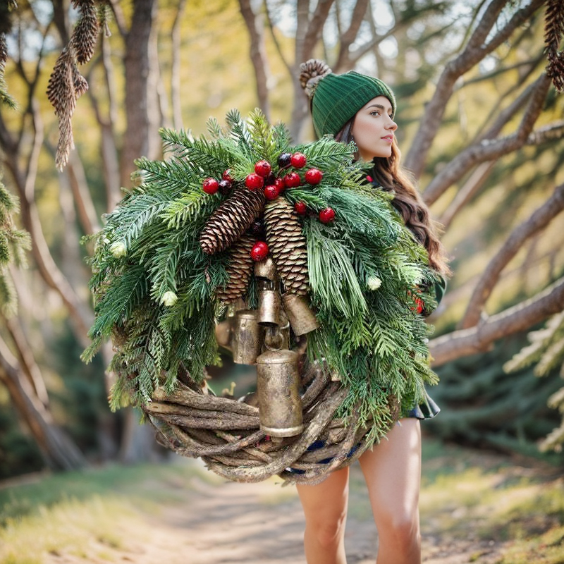Boho Holiday Wreath