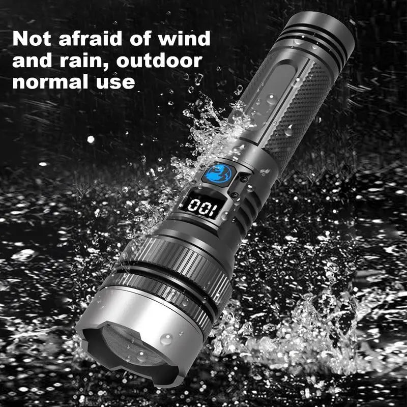 Ultra-Bright Waterproof Torch – Long-Range & Rechargeable