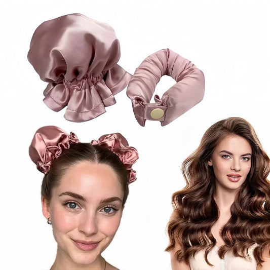 Heatless Curling Buns – Overnight Blowout Without Damage!