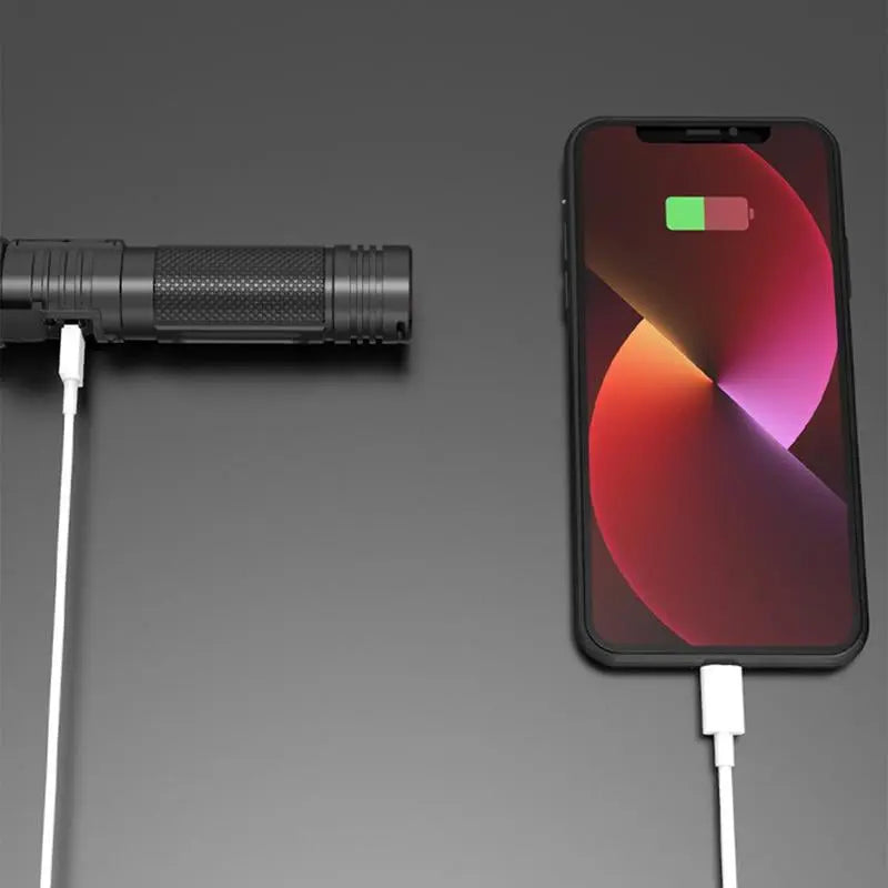 Ultra-Bright Waterproof Torch – Long-Range & Rechargeable