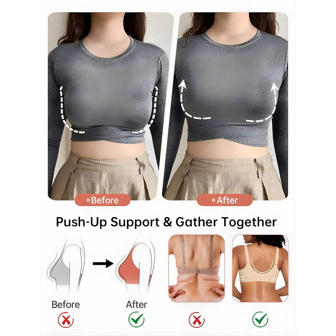 Second Skin Lift Bra – Wireless Invisible Comfort with Natural Push-Up Support
