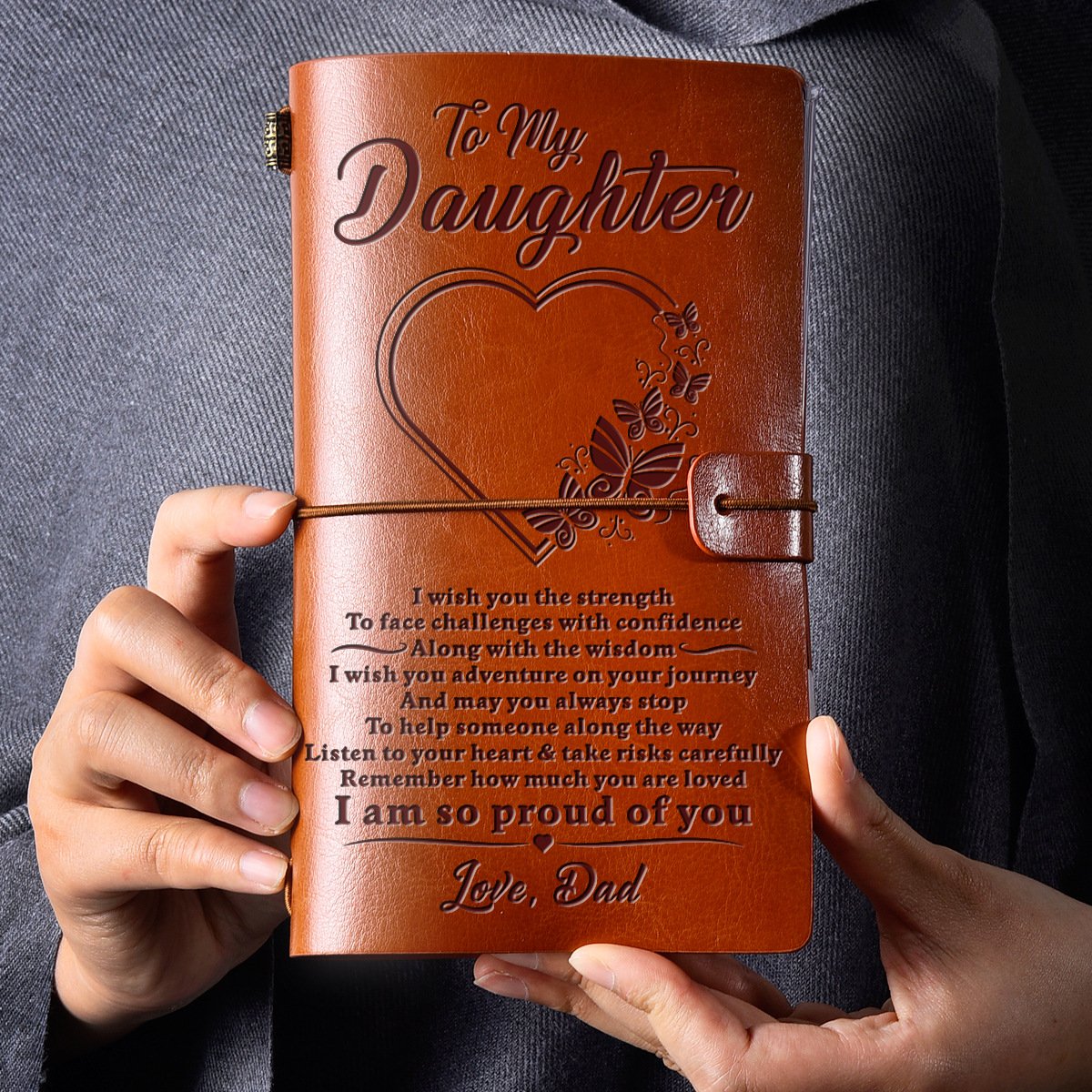 Vintage Engraved Journals