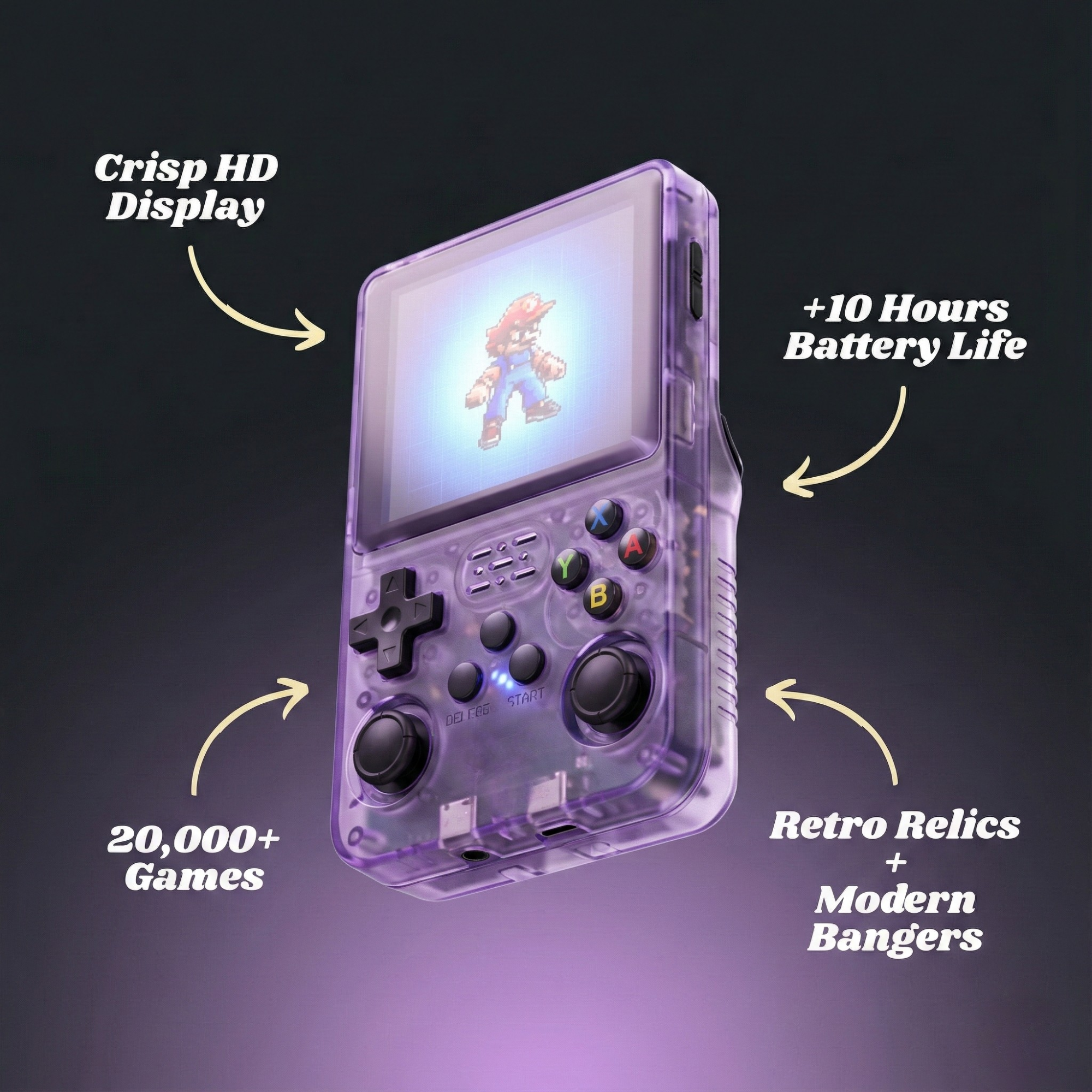 RetroPlay™ Pocket Console – 20,000+ Games of Pure Nostalgia