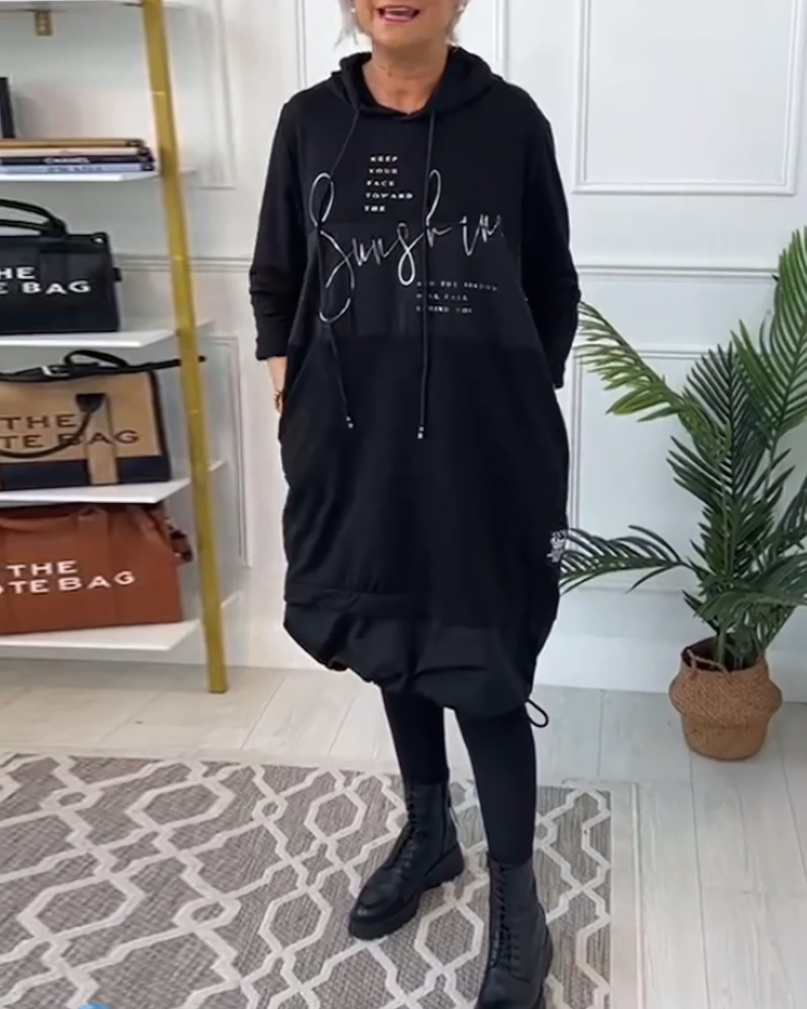 Karla Hooded Dress - Embrace the Unique Mix of Comfort and Chic