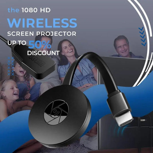 Compact Wireless 1080p Projector for Effortless Screen Sharing