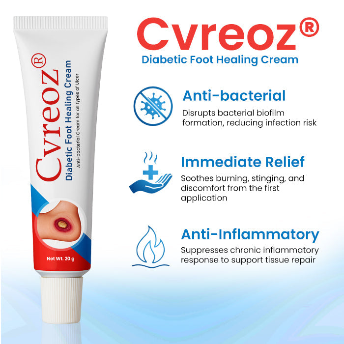 🔥LIMITED SPECIAL OFFER🔥  Cvreoz® Diabetic Foot Healing Cream