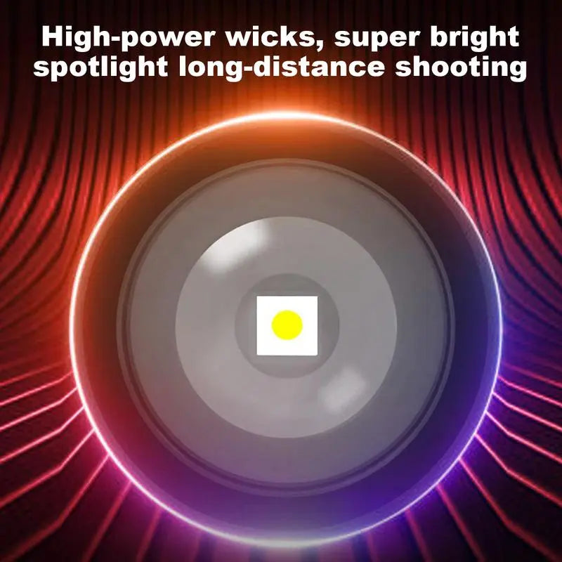 Ultra-Bright Waterproof Torch – Long-Range & Rechargeable