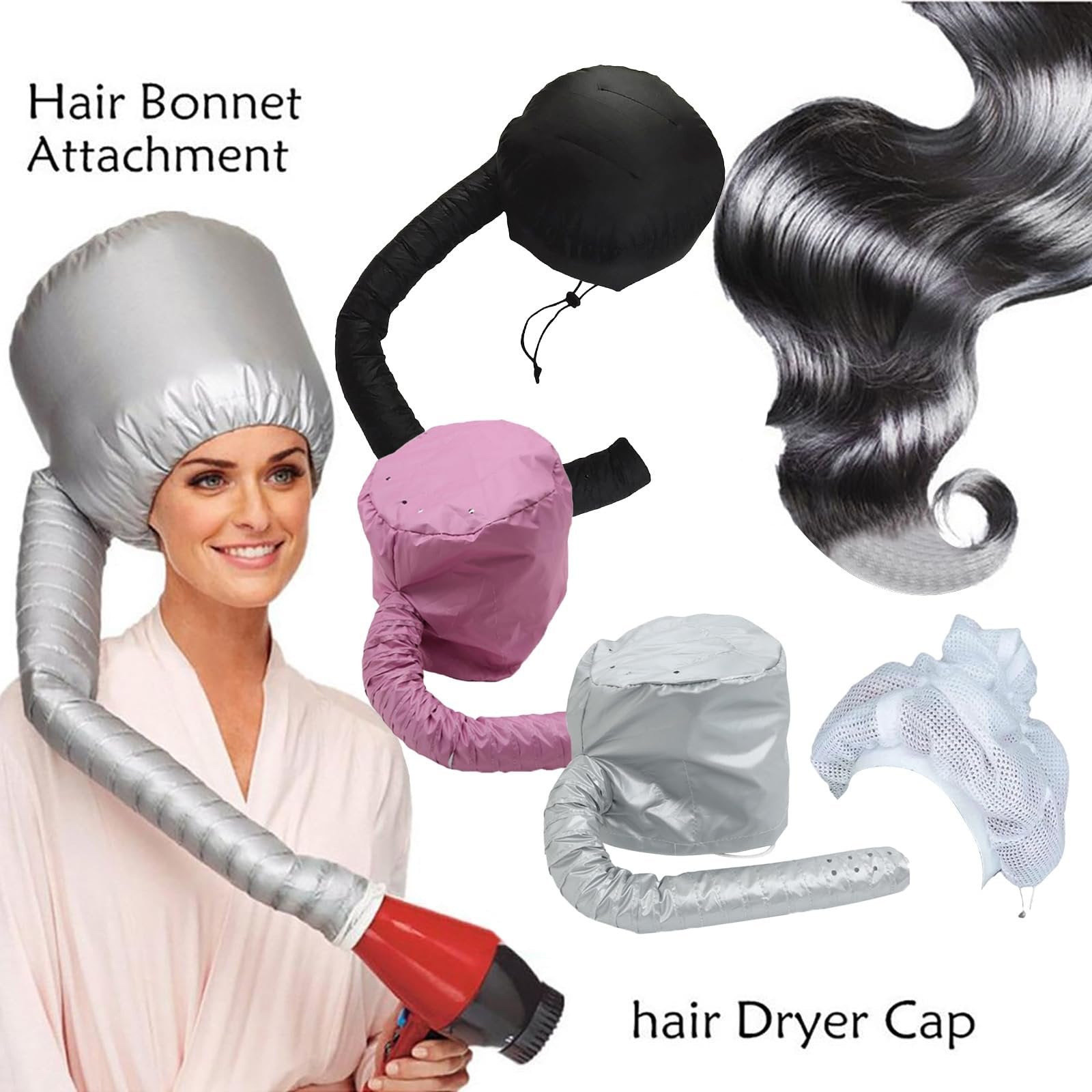 PortaCurl™ - Hair Bonnet Dryer Cap