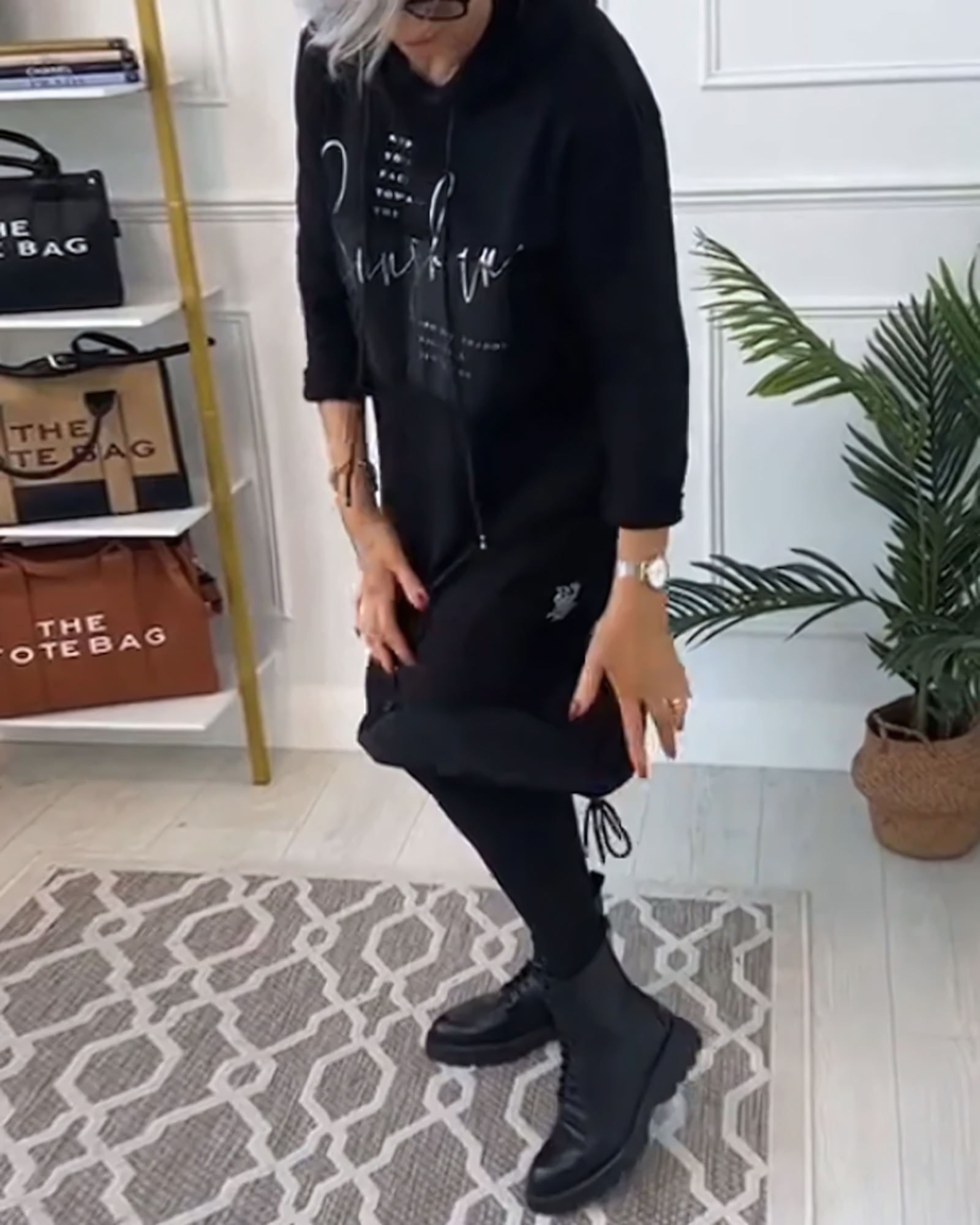 Karla Hooded Dress - Embrace the Unique Mix of Comfort and Chic