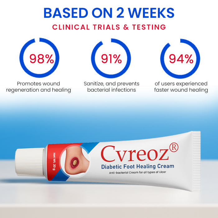 🔥LIMITED SPECIAL OFFER🔥  Cvreoz® Diabetic Foot Healing Cream