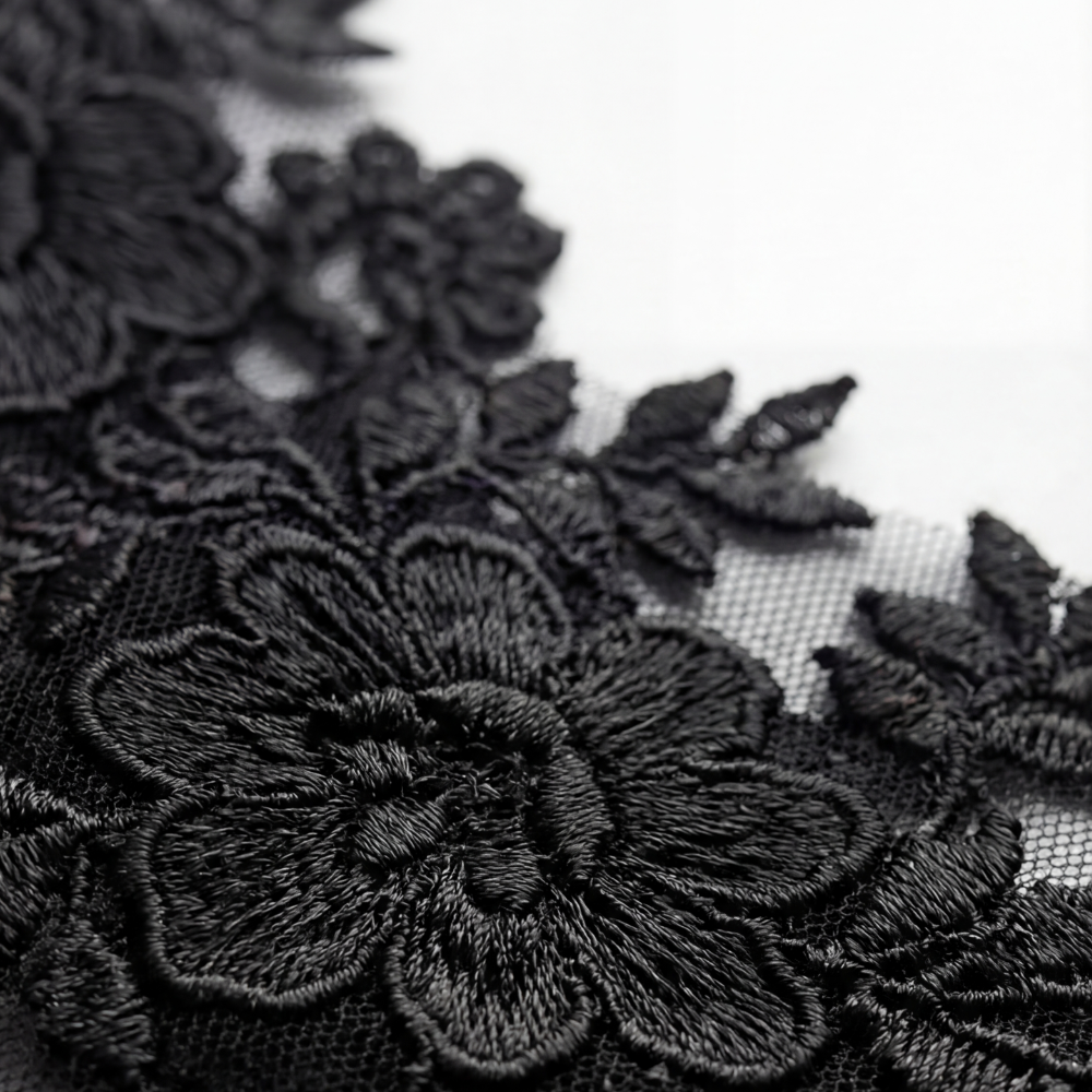 Velaire™ – Sheer Embroidered Lace Slip Dress