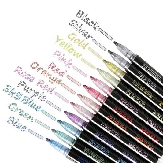 Metallic Marker Set – Creative Effects on Every Surface | 1+1 Free