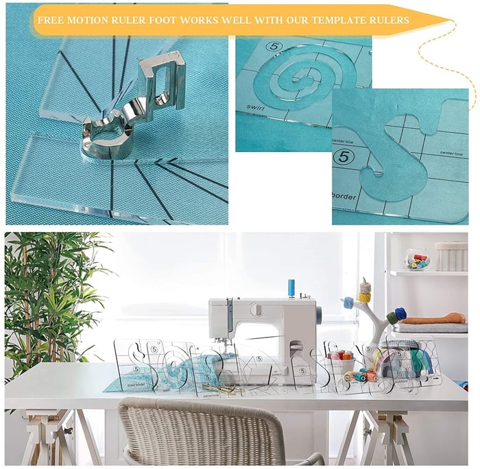 Free-Motion Garment Ruler Set