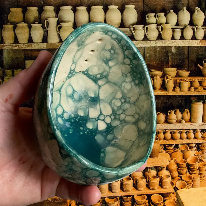 1+1 Free | Ceramic herb strip with rustic handcrafted charm