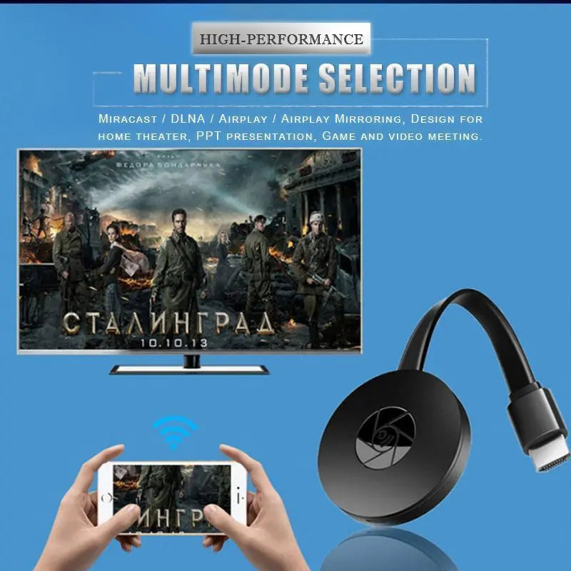 Compact Wireless 1080p Projector for Effortless Screen Sharing