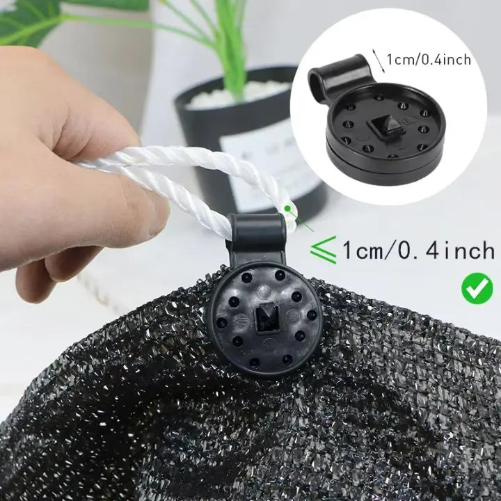 50 Garden Net Clamps - Durable and easy to attach nets