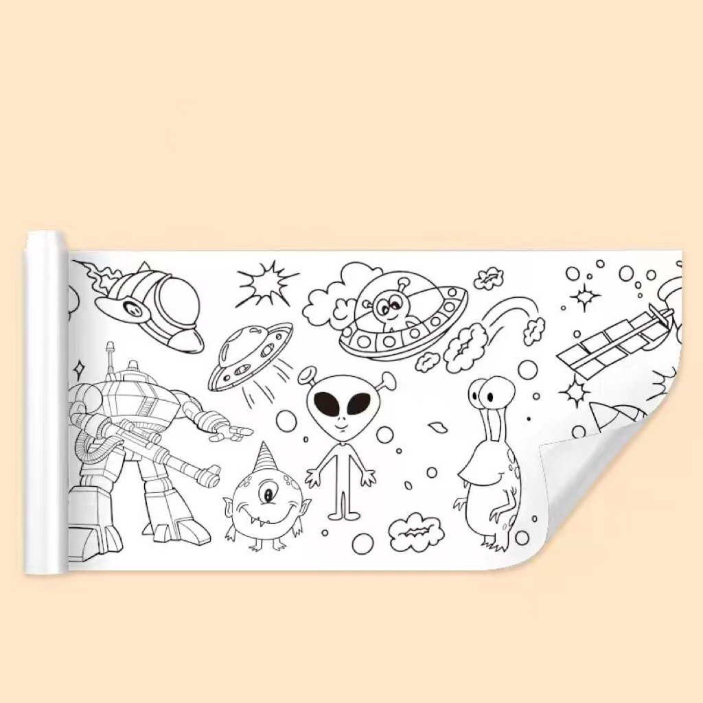 2 + 1 Free | Children's Drawing Scroll