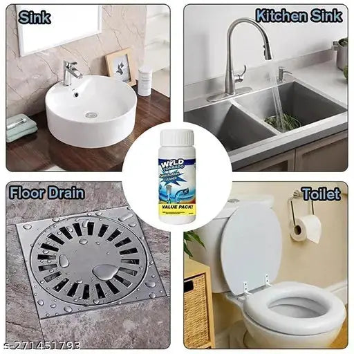 Strong Drain Cleaner – Clears Pipes in Minutes