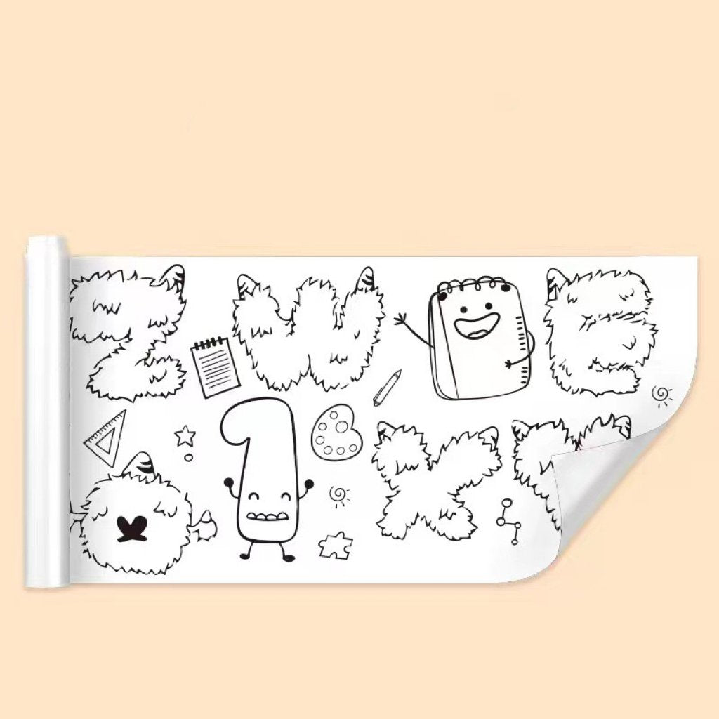 2 + 1 Free | Children's Drawing Scroll