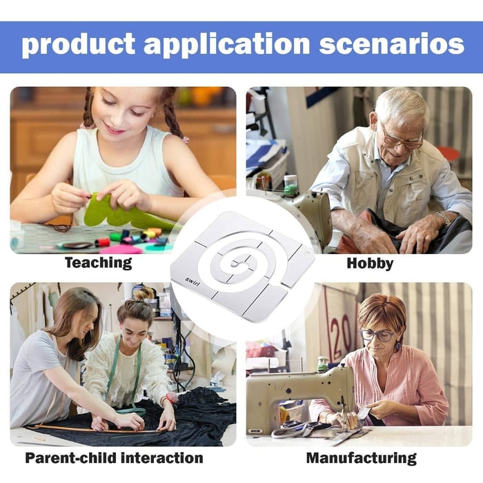 Free-Motion Garment Ruler Set