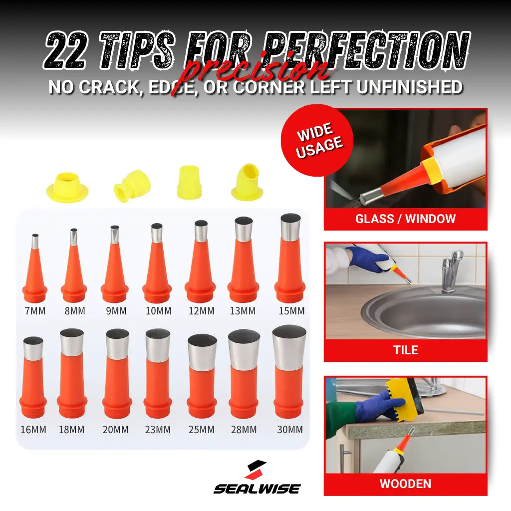 Multi-Tip Applicator Set for Smoother Sealing