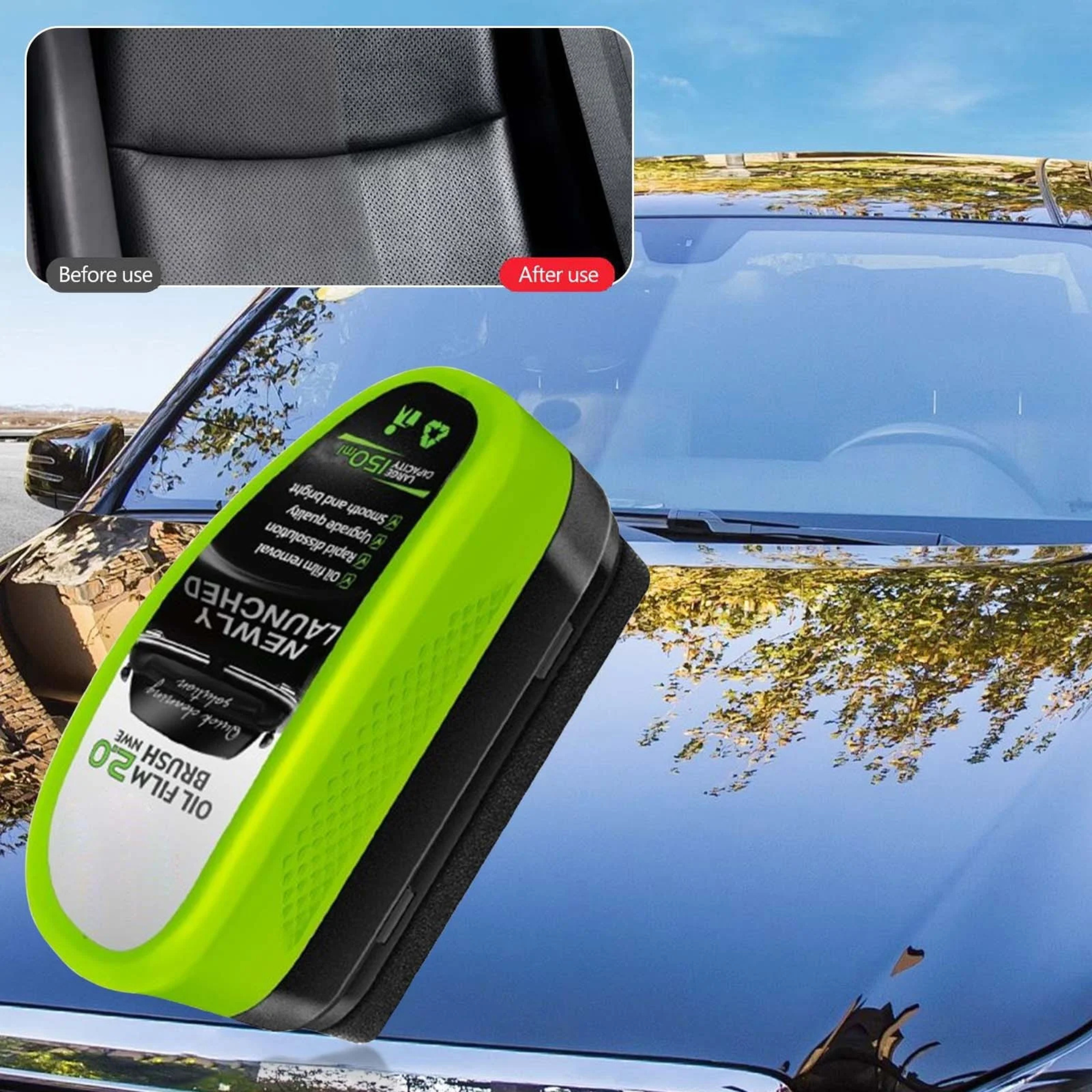 ClearDrive™ Hydrophobic Glass Protector – See the Road Clearly in Any Weather