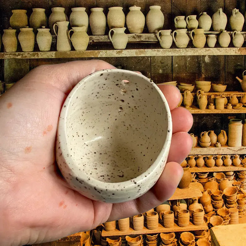 1+1 Free | Ceramic herb strip with rustic handcrafted charm