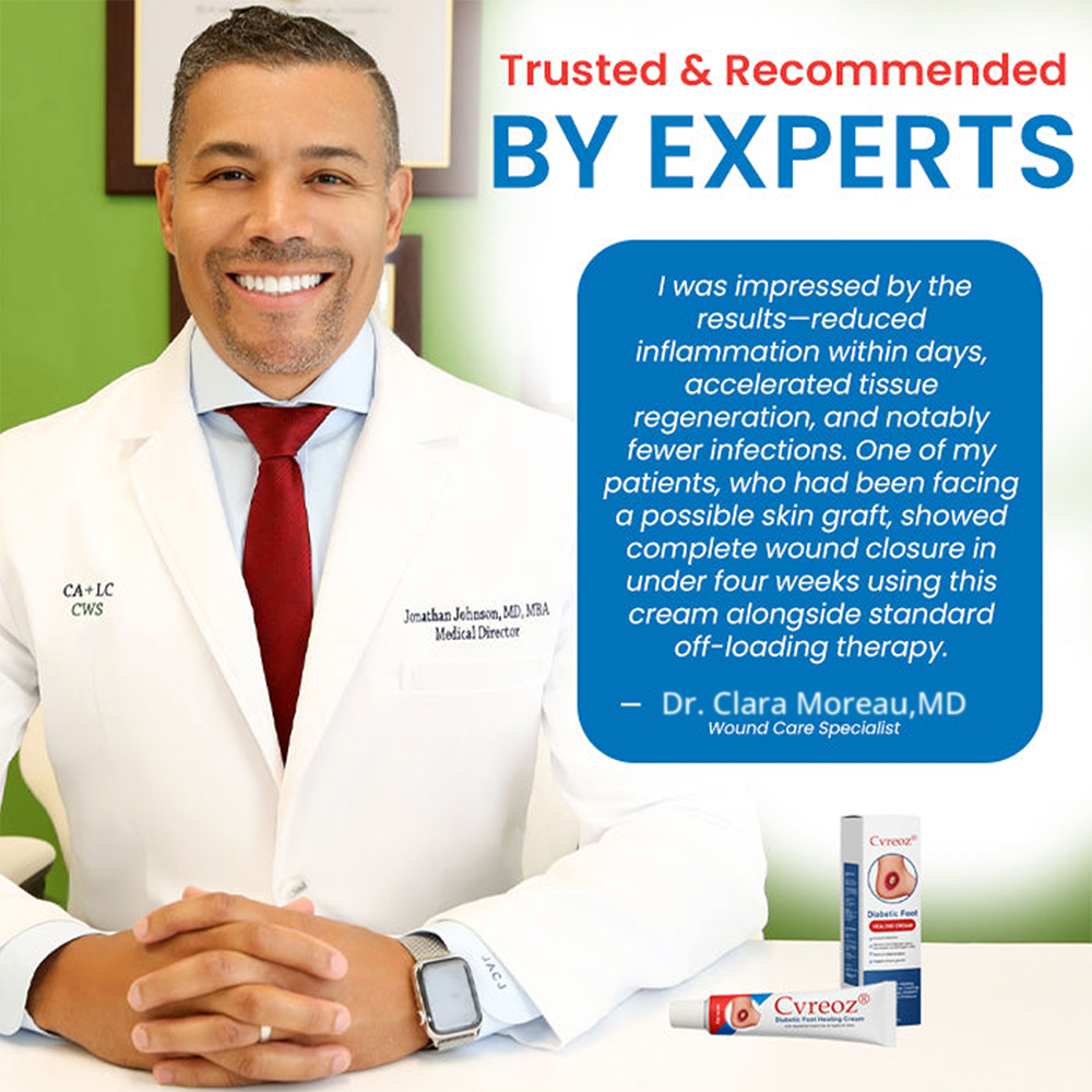 🔥LIMITED SPECIAL OFFER🔥  Cvreoz® Diabetic Foot Healing Cream