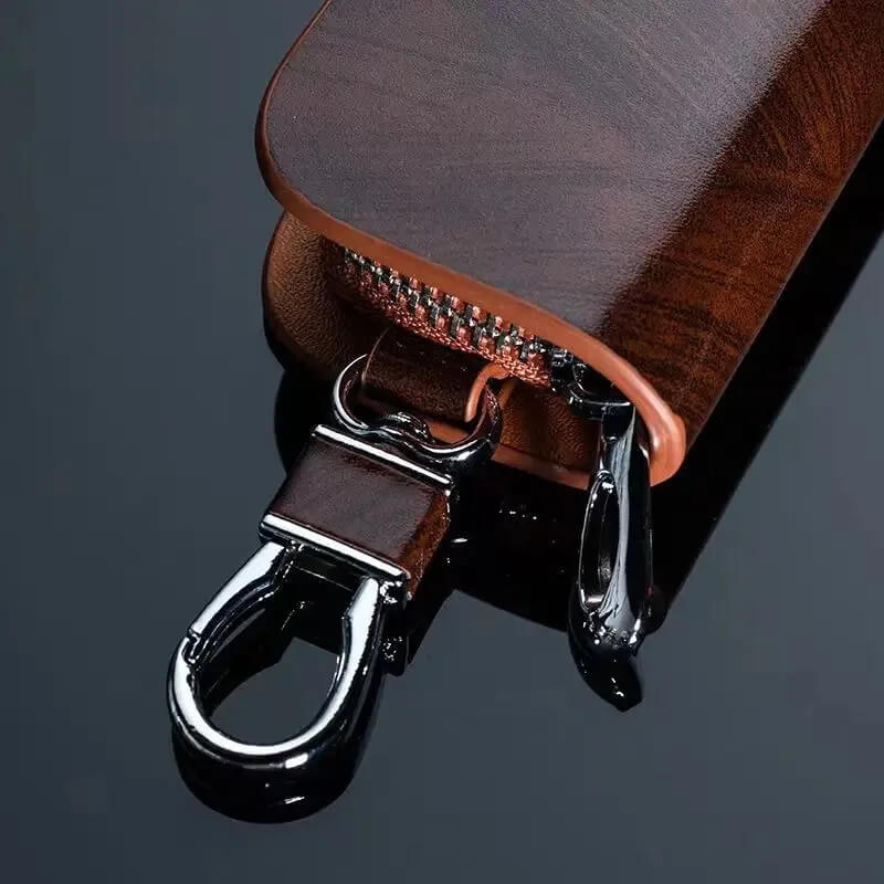 VaultKey™ Luxe Edition – Premium Leather Key Case