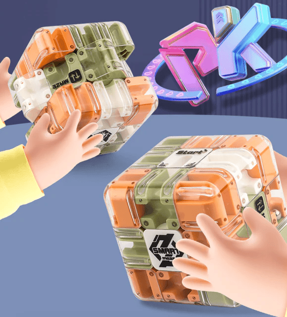 Labyrinth 3D Puzzle Maze Cube - Engaging Brain Teaser Toy