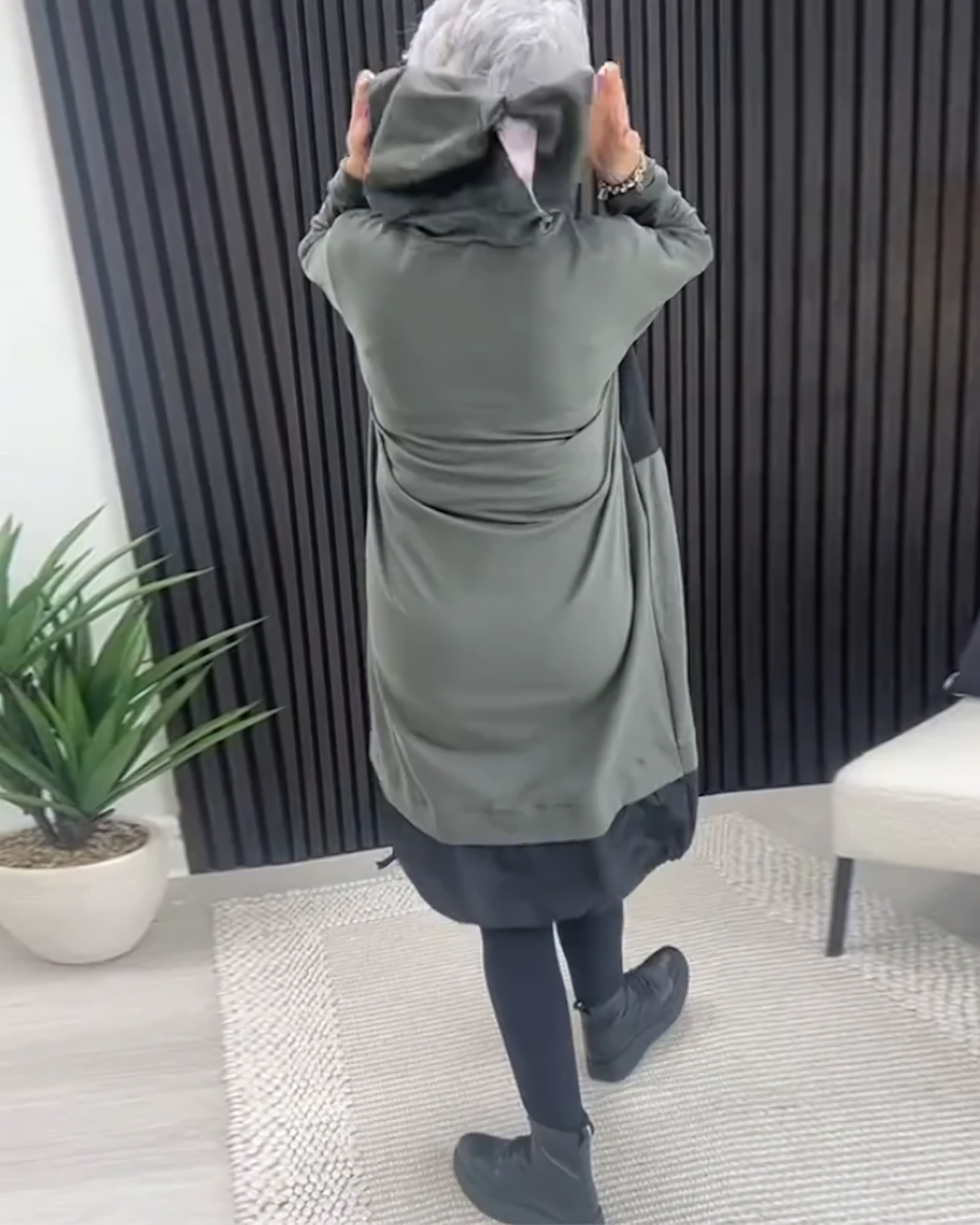 Karla Hooded Dress - Embrace the Unique Mix of Comfort and Chic