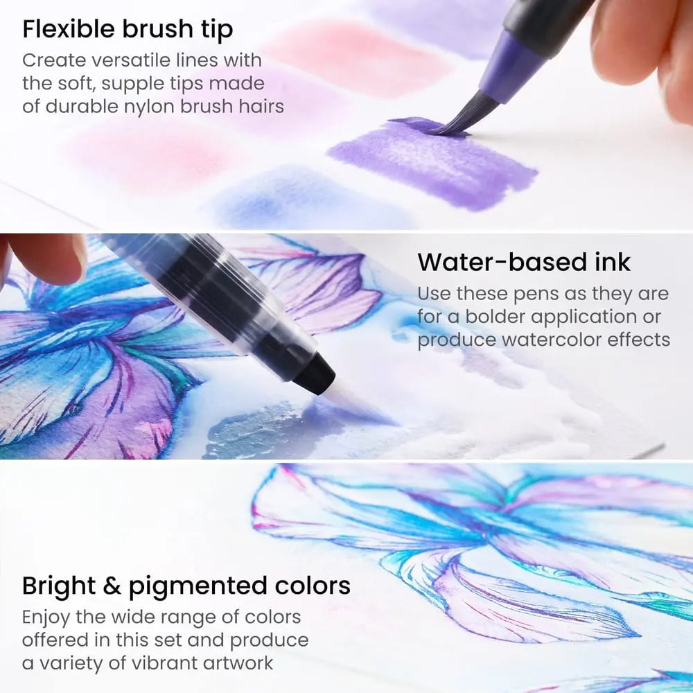 Elegant Watercolor Brush Set – Creative Painting Made Easy