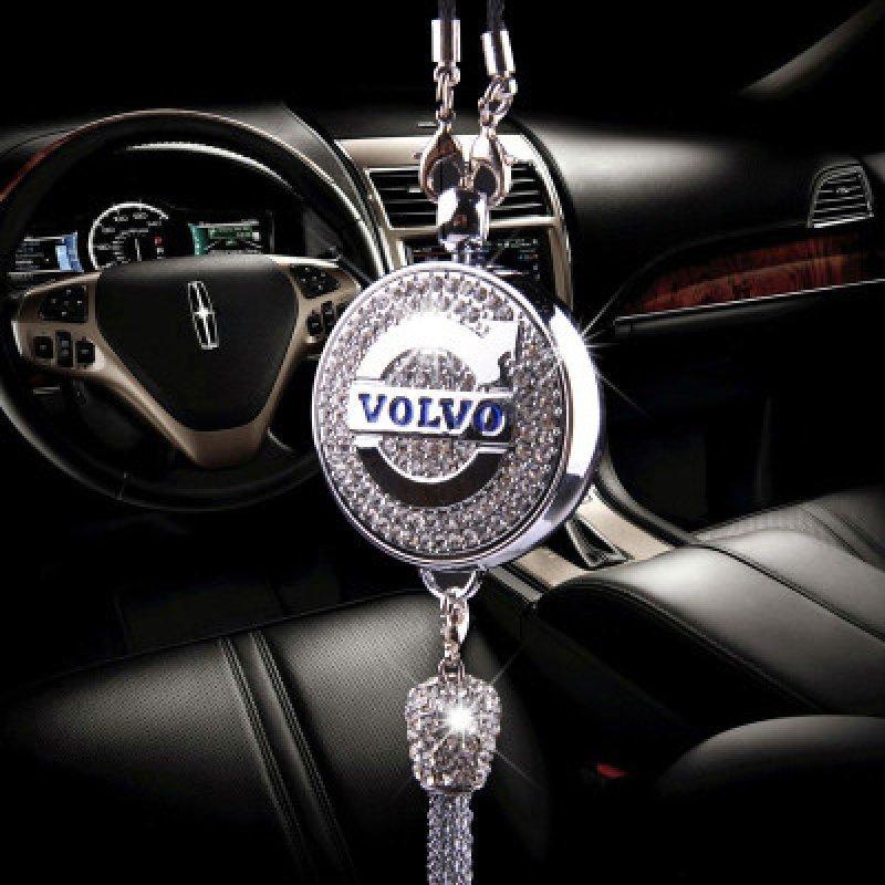 Rearview Mirror Diamond Perfume Pendant