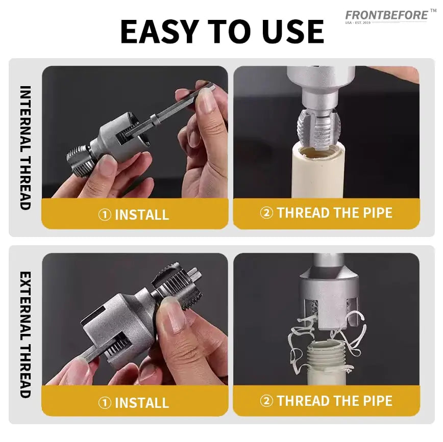 Pull Thread Cutter Heavy Duty Thread Cutter — Versatile Tool for Perfect Pipe Fittings ...