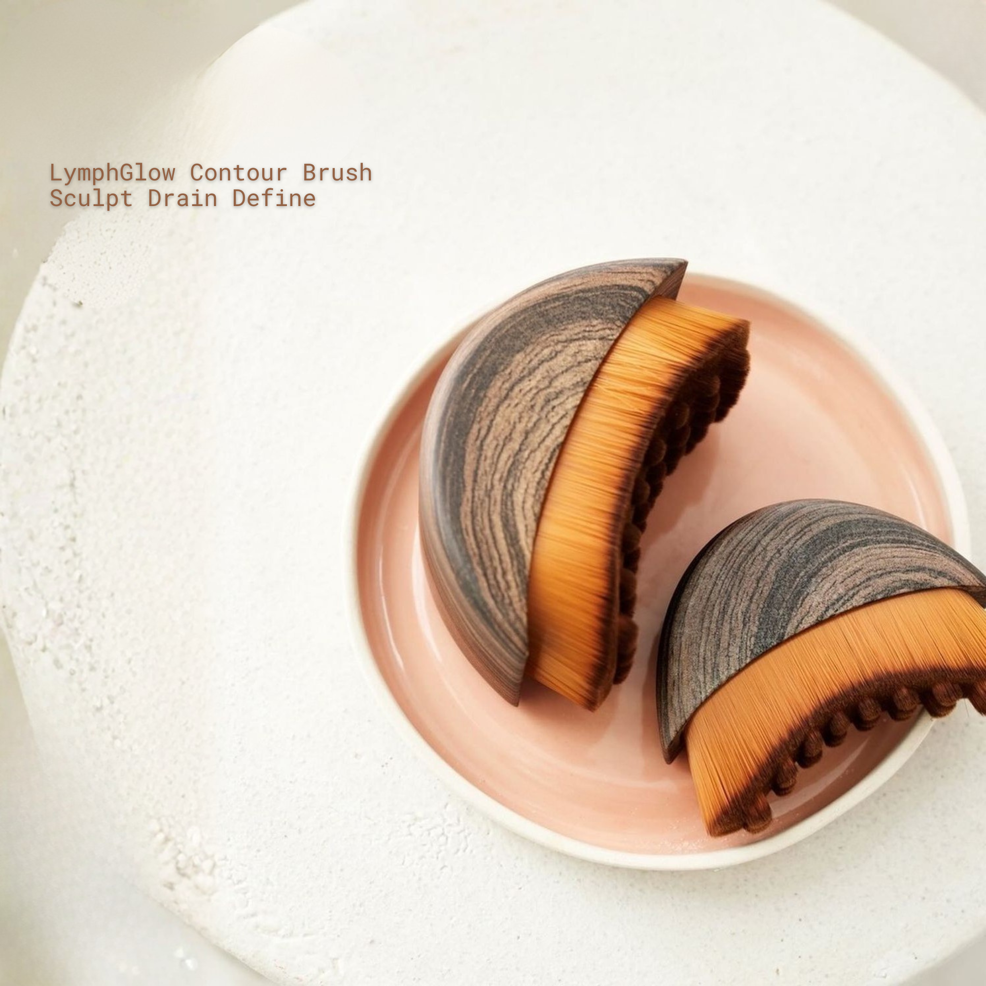 LymphGlow™ Drain & Define Brush – Reduce Morning Puffiness