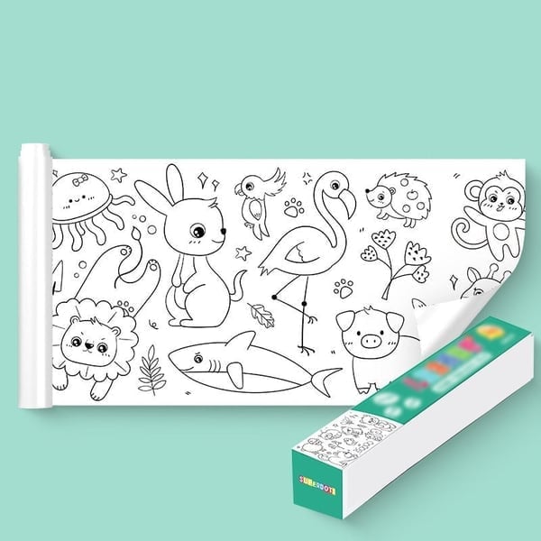 2 + 1 Free | Children's Drawing Scroll
