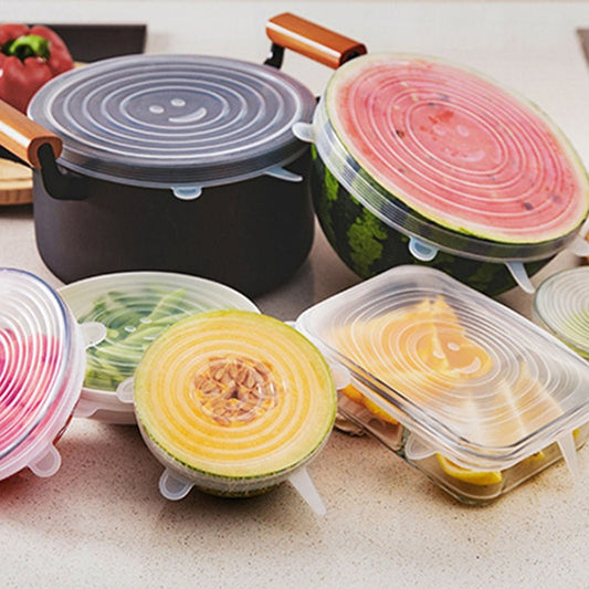 Adaptable Lid Silicone Cover Food