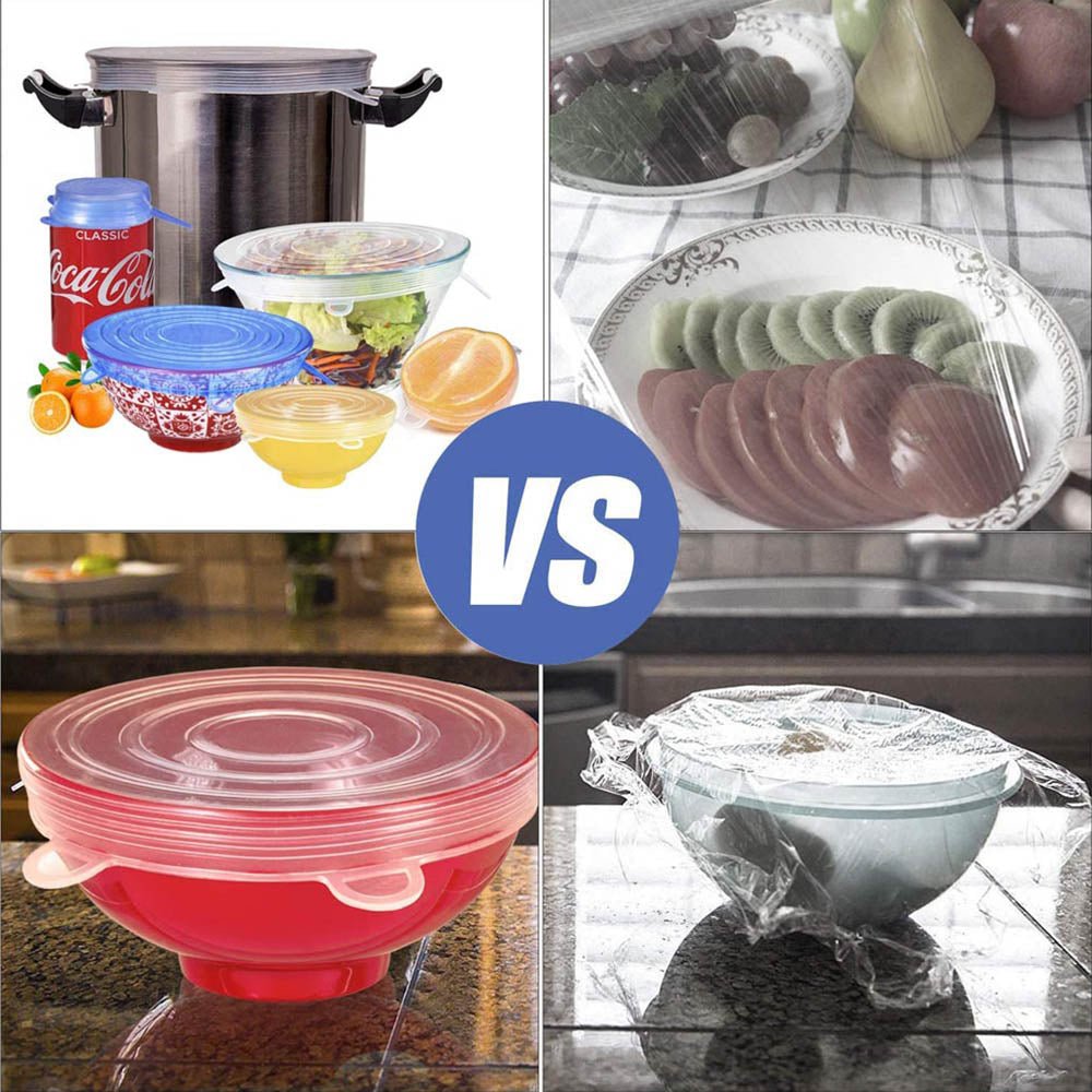 Adaptable Lid Silicone Cover Food