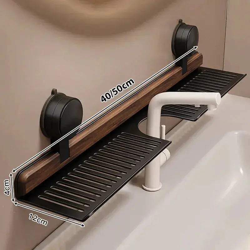 Sink Shelf with Tool-free Assembly – Easy storage for kitchen & bath