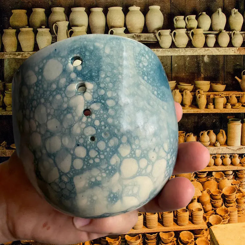 1+1 Free | Ceramic herb strip with rustic handcrafted charm