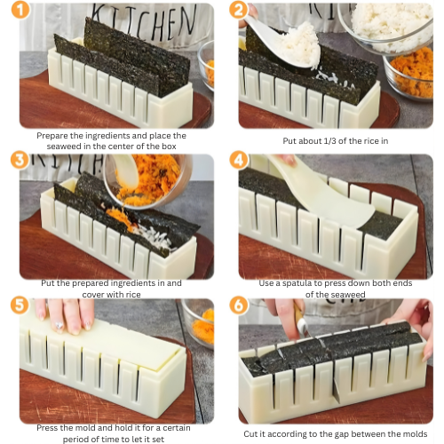 SushiMaker Pro™ – Perfect Rolls Every Time