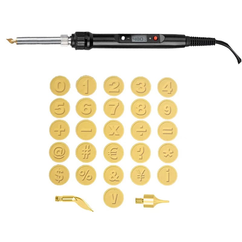 26 Letters Copper Mold —DIY Wood Burning/Carving Set