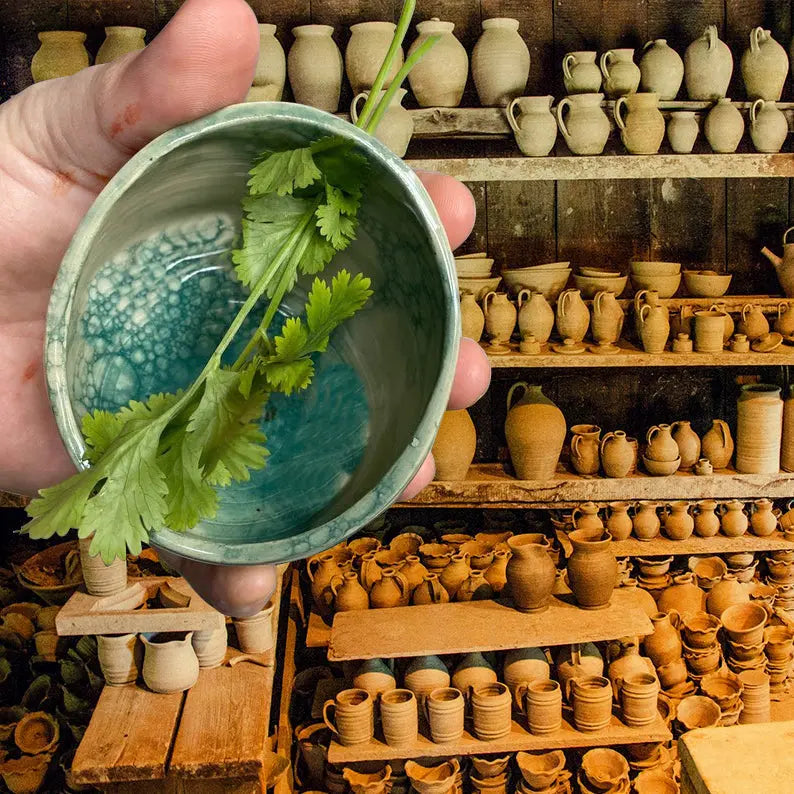 1+1 Free | Ceramic herb strip with rustic handcrafted charm