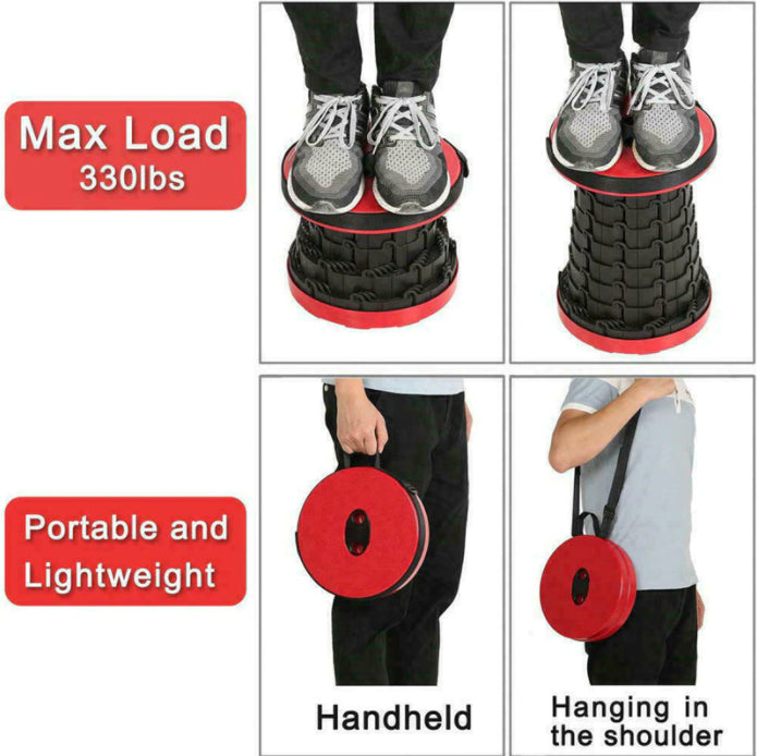 ElevatePro™ - Portable & Lightweight Telescopic Stool (+FREE bag)