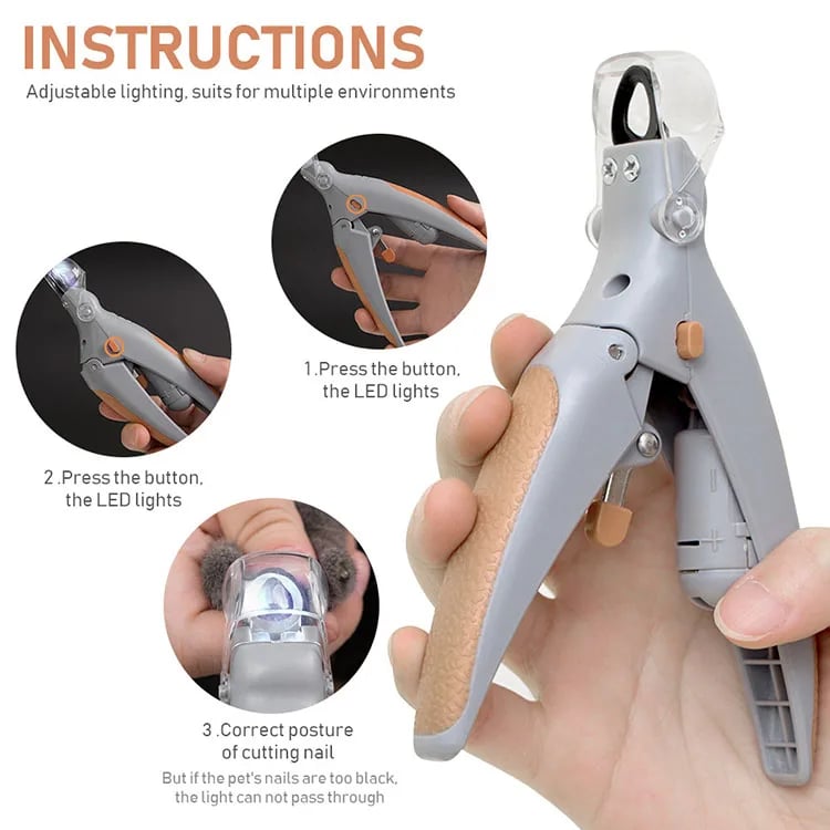 Professional LED Pet Nail Clippers