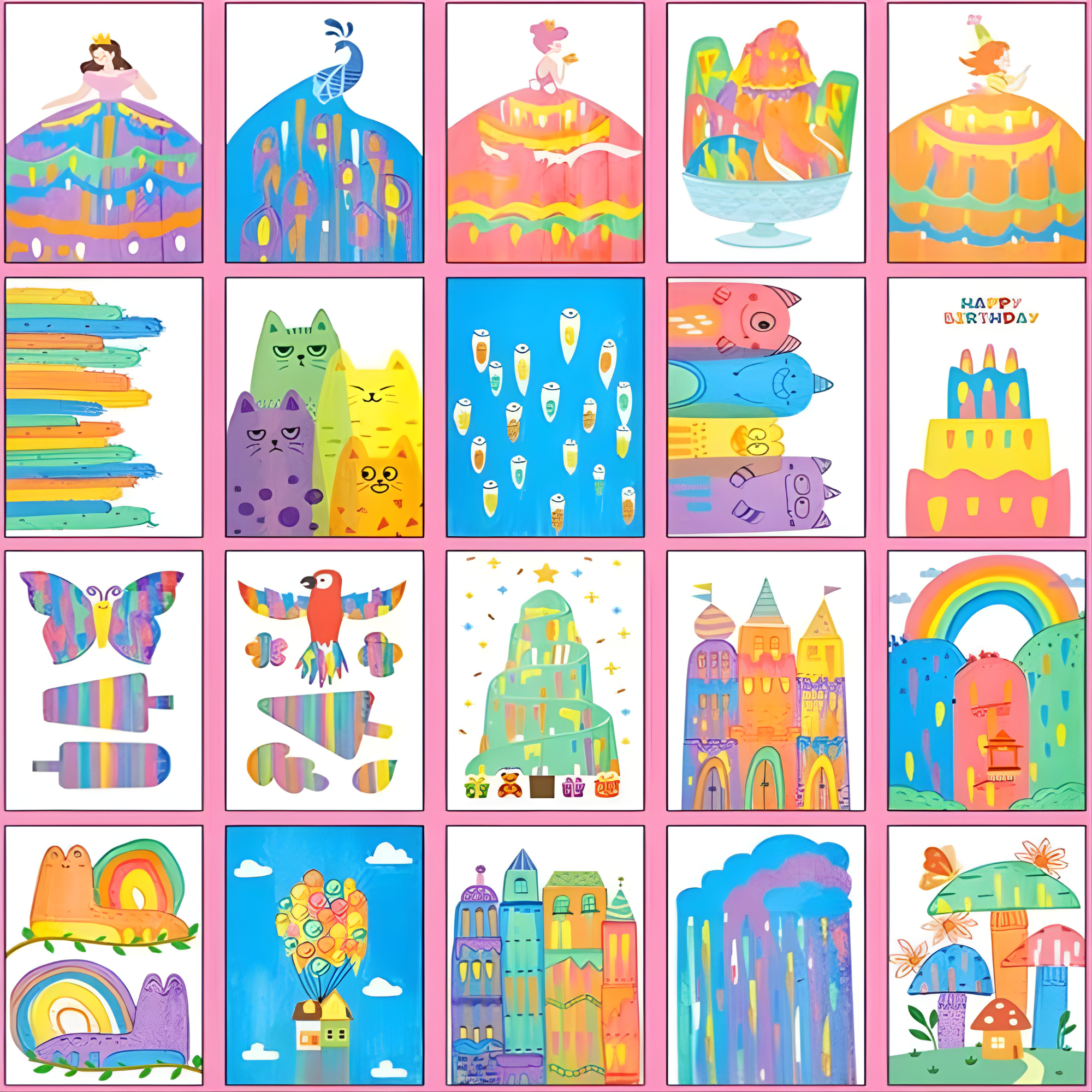 Magic Squeegee Paint Kit™ – Peel, Scrape & Reveal Rainbow Art