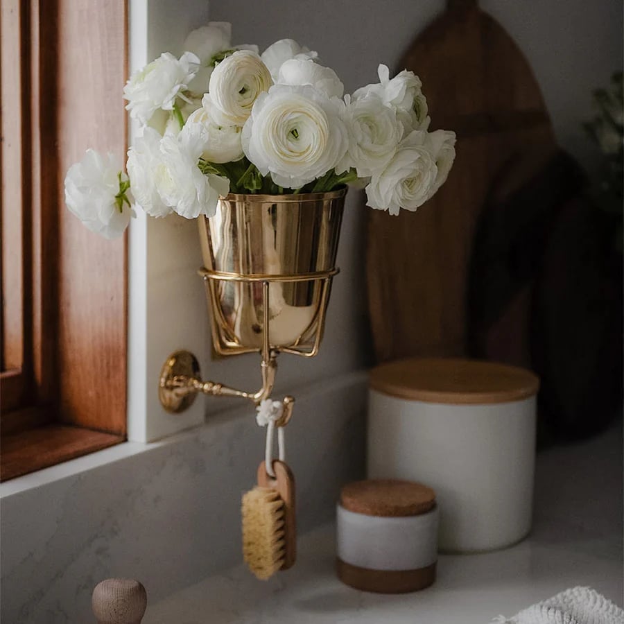 Handcrafted Opal Wall Vessel